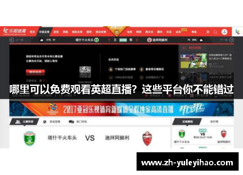 哪里可以免费观看英超直播？这些平台你不能错过